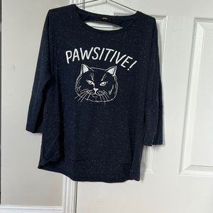 Blue Trendy Top with Stylish back